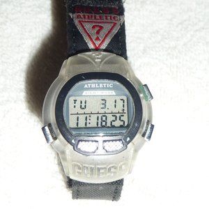 Guess Watch Athletic Digital Chronograph Women's Sports Watch Retro